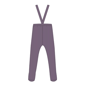 Name it - Ranva strømpebukser m. seler - Purple sage